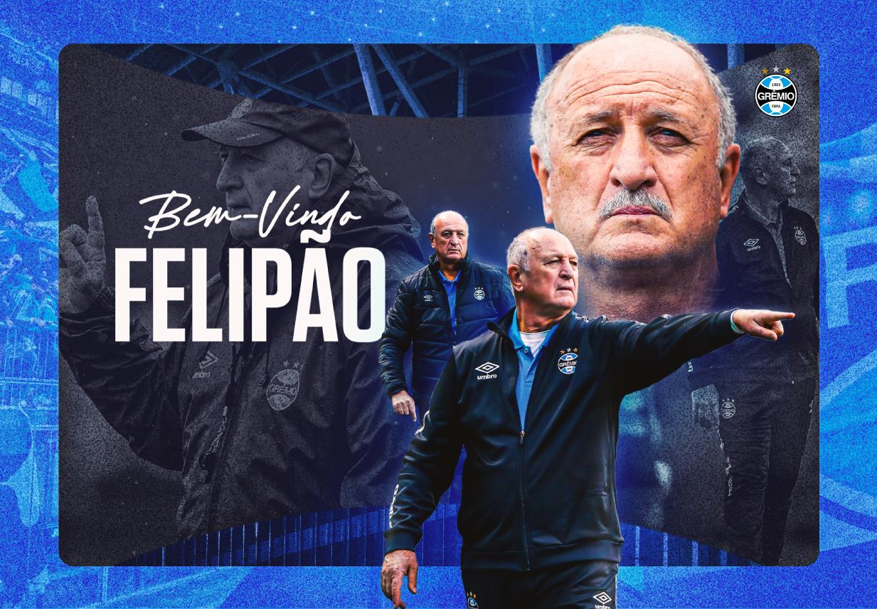 Chính thức: Cựu huấn luyện viên Brazil và Guangzhou Scolari trở lại Gremio với vai trò điều phối viên kỹ thuật
