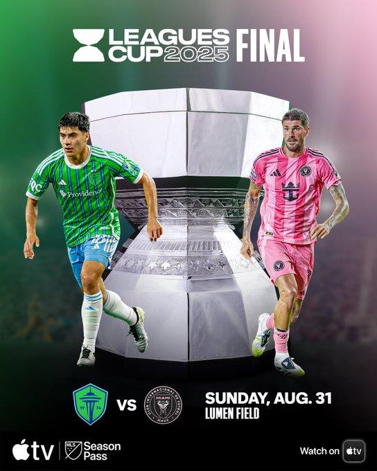 Trận chung kết UEFA Cup được công bố: Inter Miami vs. Seattle Sounders