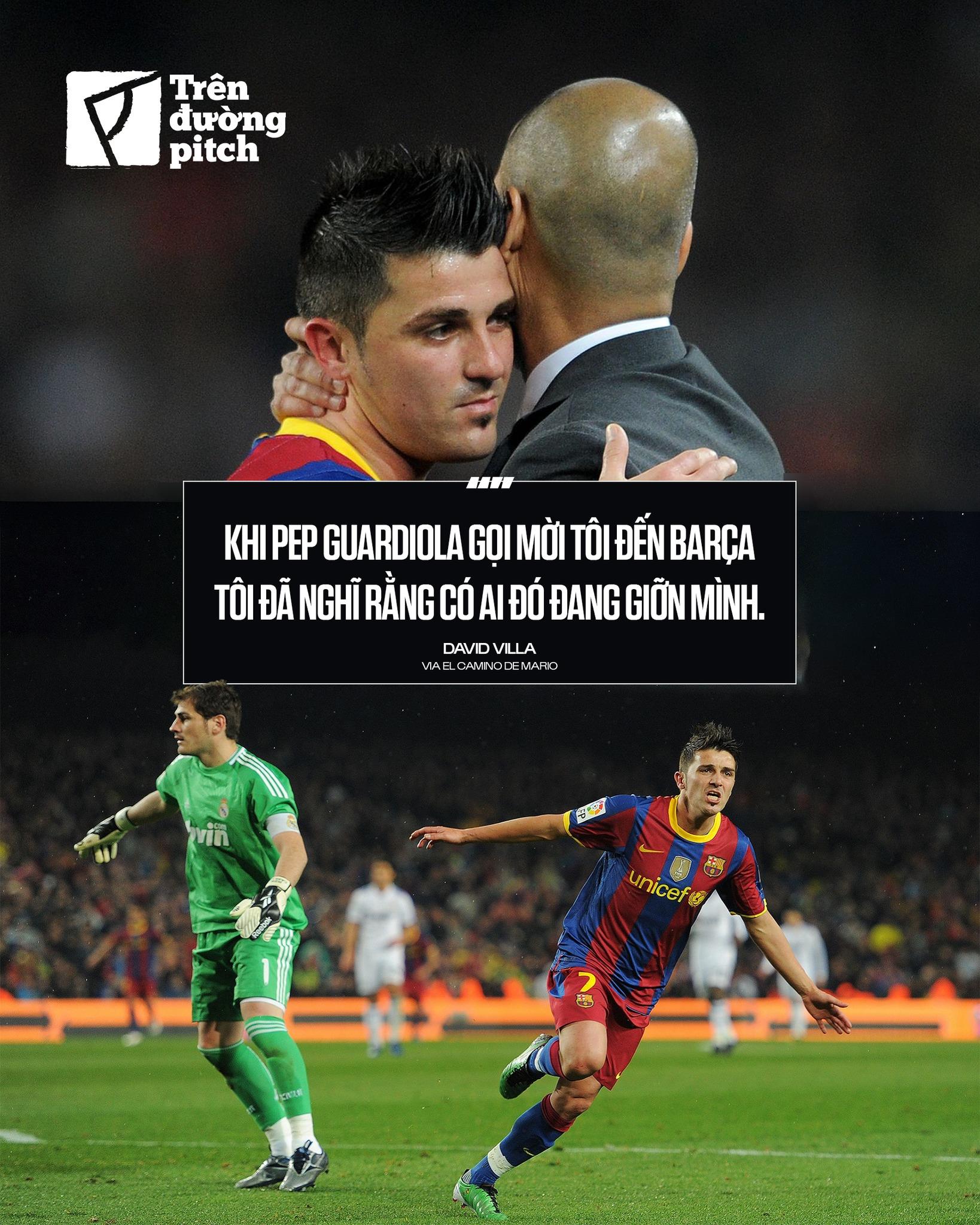 David Villa Khi Pep gọi tôi sang Barca, tôi nghĩ ai đó đang giỡn mình! 1